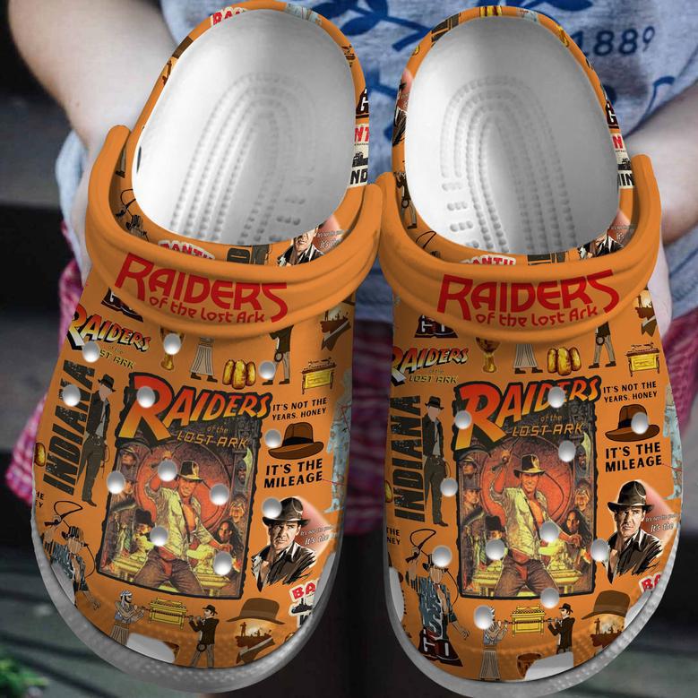 Indiana Jones Movie Crocs Crocband Clogs Shoes