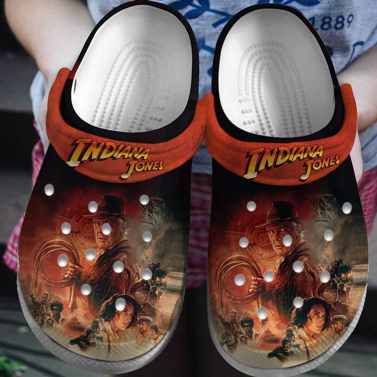 Indiana Jones Movie Crocs Crocband Clogs Shoes