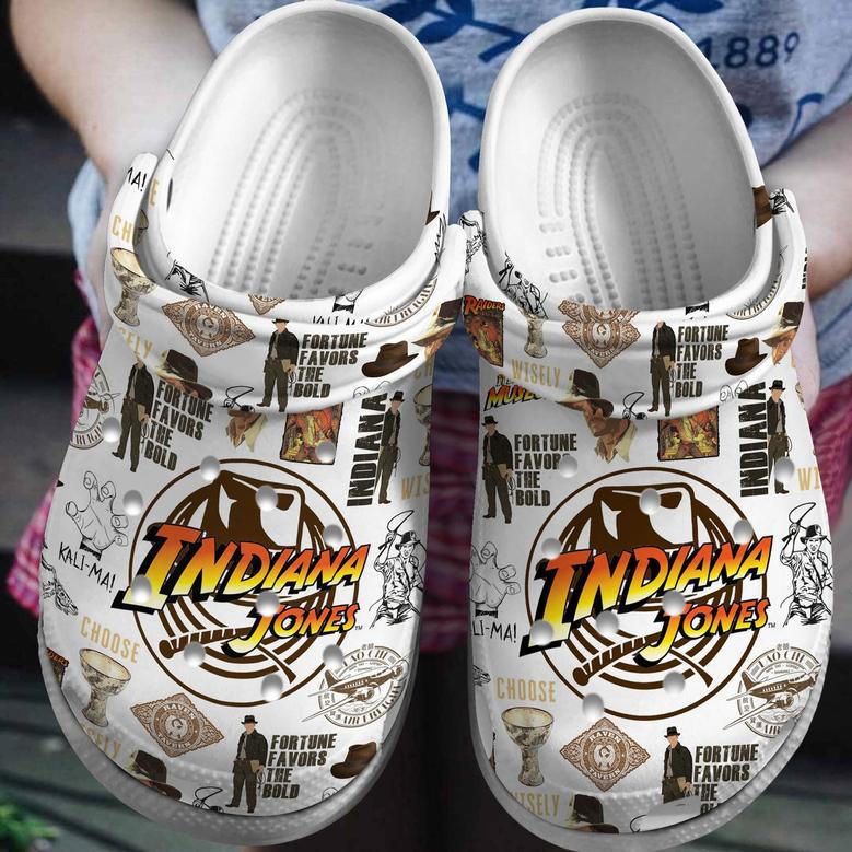 Indiana Jones Movie Crocs Crocband Clogs Shoes