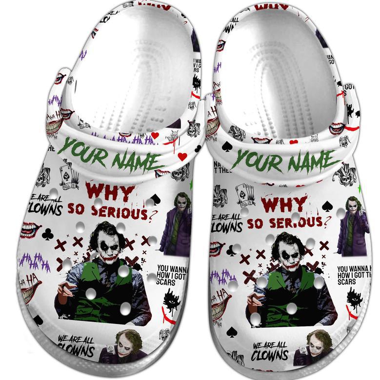 Joker Movie Crocs Crocband Clogs Shoes