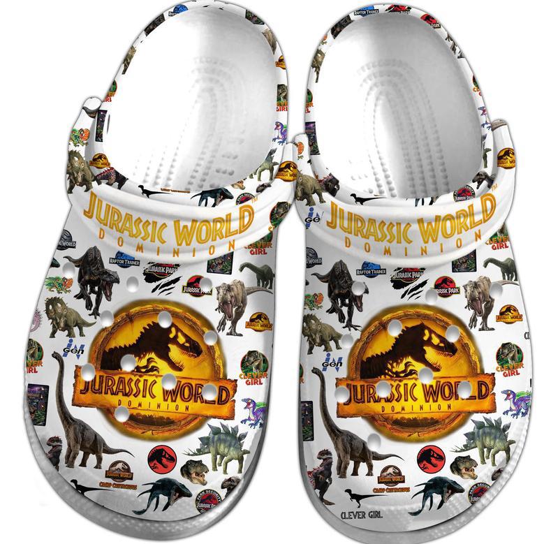 Jurassic World Dominion Movie Crocs Crocband Clogs Shoes