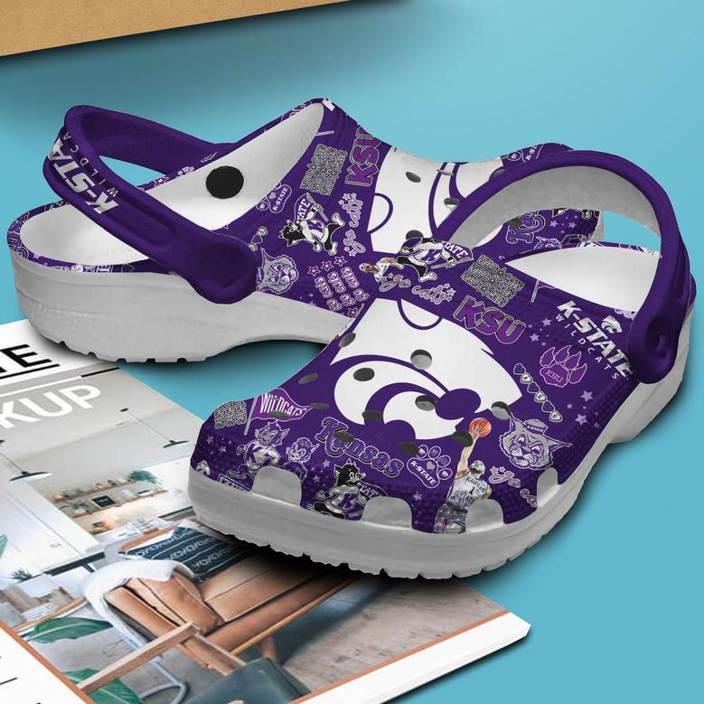 Kansas State Wildcats Ncaa Sport Crocs Crocband Clogs Shoes