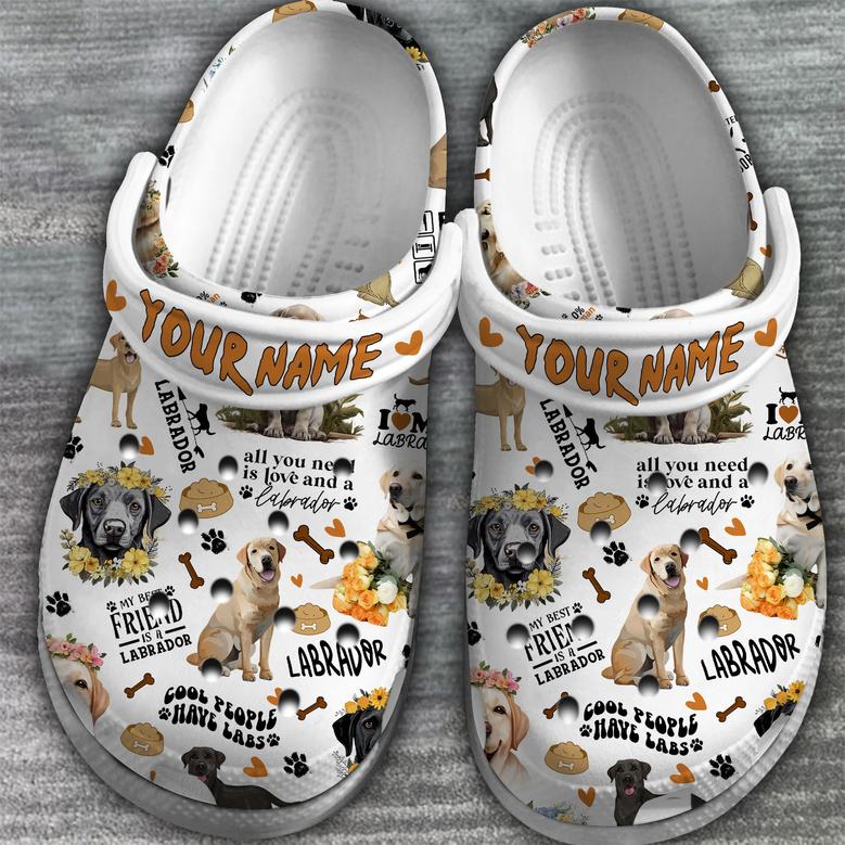 Labbador Dogs Crocs Crocband Clogs Shoes
