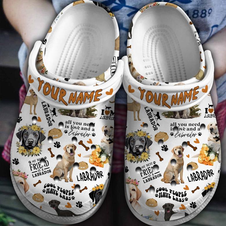 Labbador Dogs Crocs Crocband Clogs Shoes