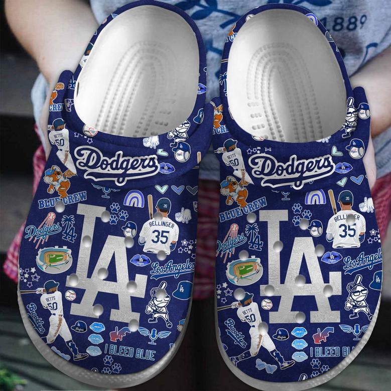 Los Angeles Dodgers Mlb Sport Crocs Crocband Clogs Shoes