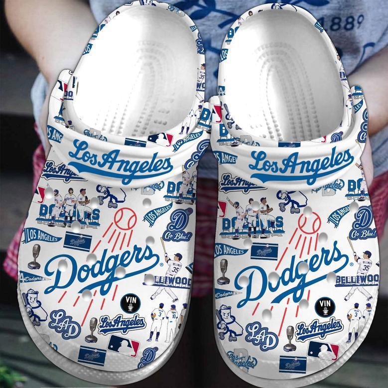 Los Angeles Dodgers Mlb Sport Crocs Crocband Clogs Shoes