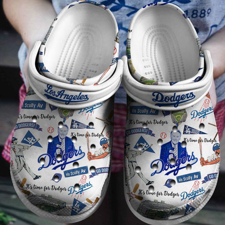 Los Angeles Dodgers Mlb Sport Crocs Crocband Clogs Shoes