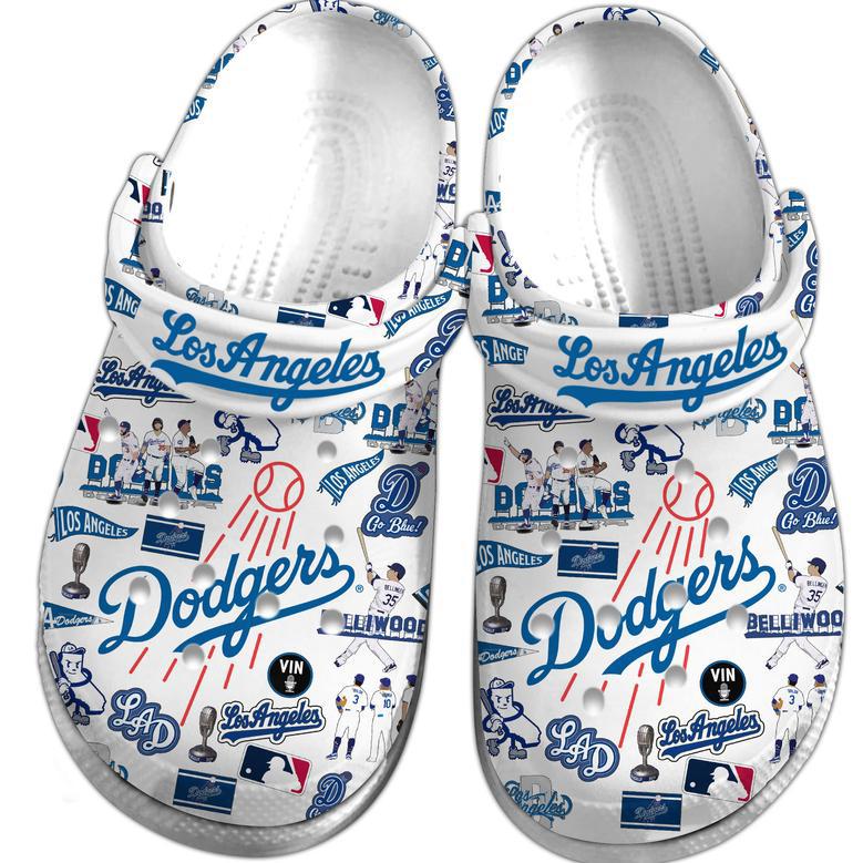 Los Angeles Dodgers Mlb Sport Crocs Crocband Clogs Shoes