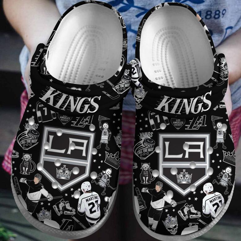 Los Angeles Kings Nhl Sport Crocs Crocband Clogs Shoes