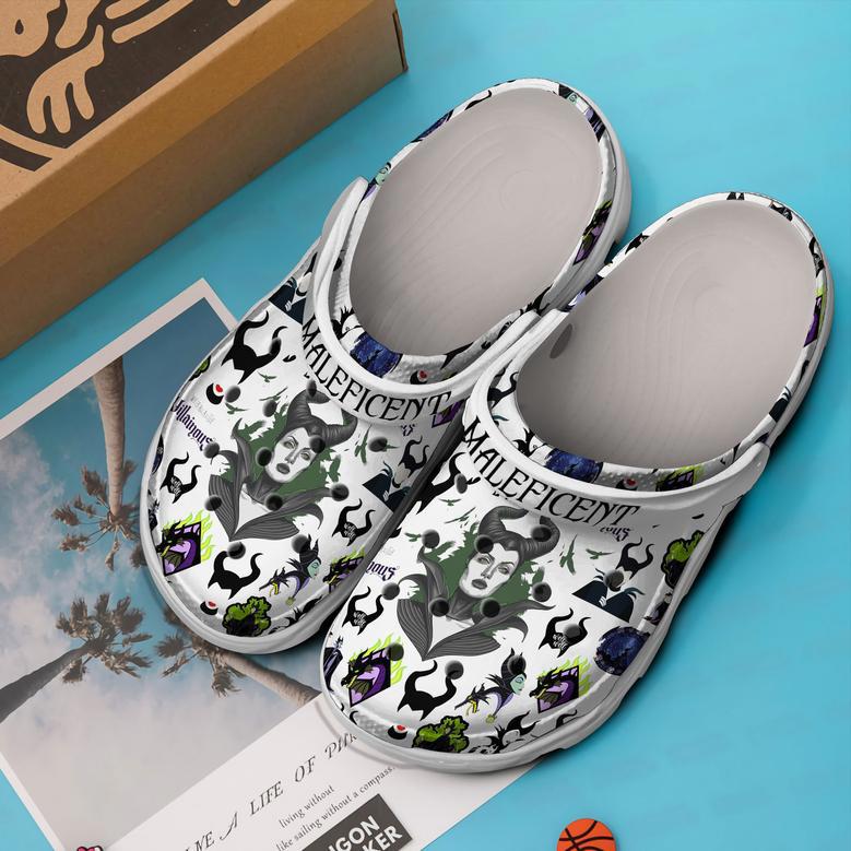 Maleficent Movie Cartoon Crocs Crocband Clogs Shoes