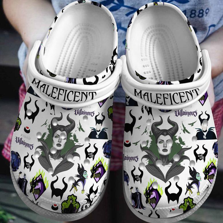 Maleficent Movie Cartoon Crocs Crocband Clogs Shoes