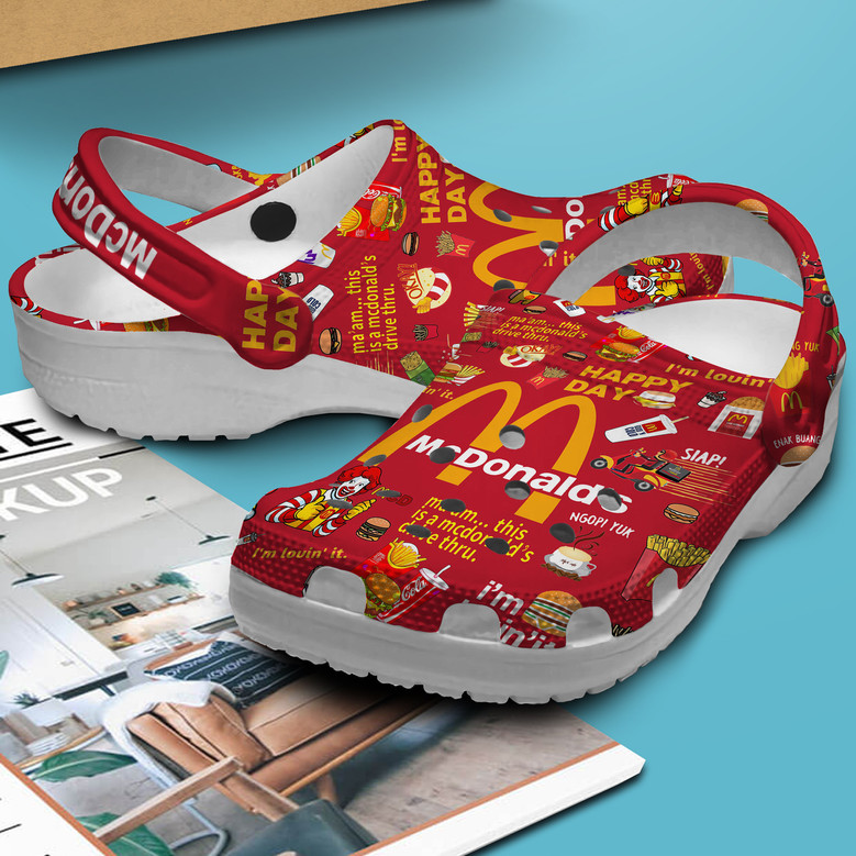Mcdonald's Crocs Crocband Clogs Shoes - Monsterry
