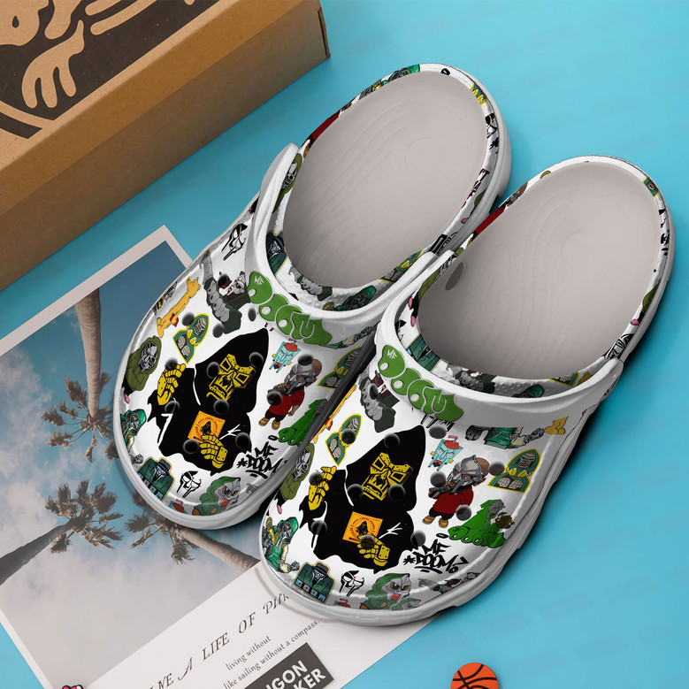 Mf Doom Music Crocs Crocband Clogs Shoes - Monsterry