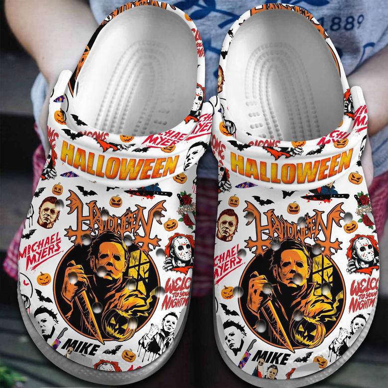 Michael Myers Movie Halloween Crocs Crocband Clogs Shoes