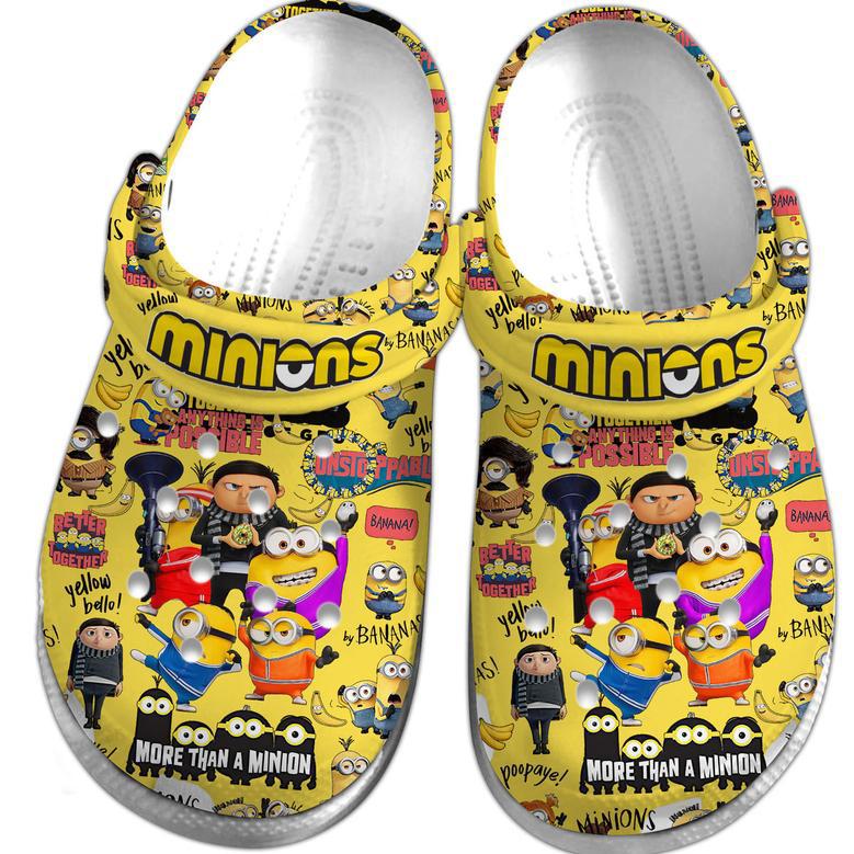 Minions Cartoon Crocs Crocband Clogs Shoes