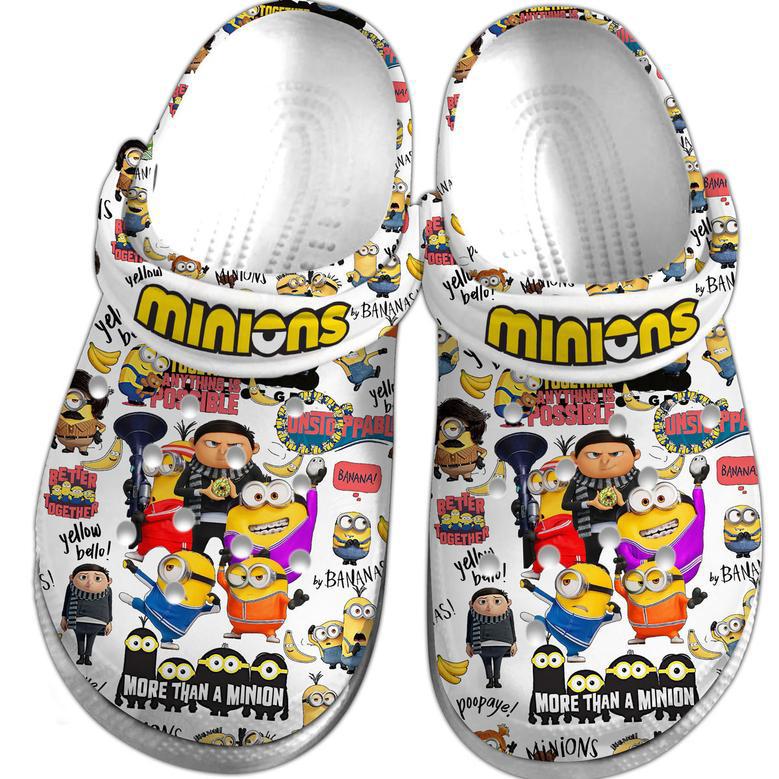 Minions Cartoon Crocs Crocband Clogs Shoes