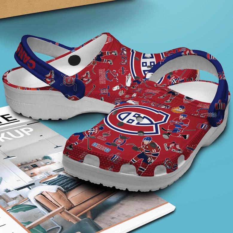 Montreal Canadiens Nhl Sport Crocs Crocband Clogs Shoes