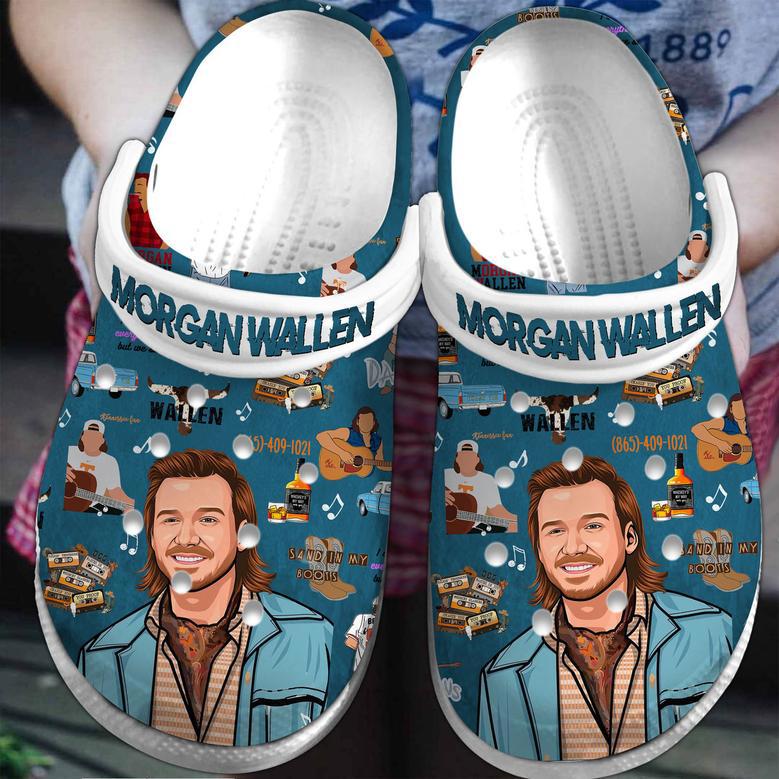 Morgan Wallen Music Crocs Crocband Clogs Shoes