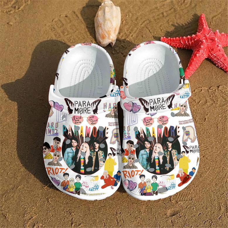 Paramore Music Crocs Crocband Clogs Shoes