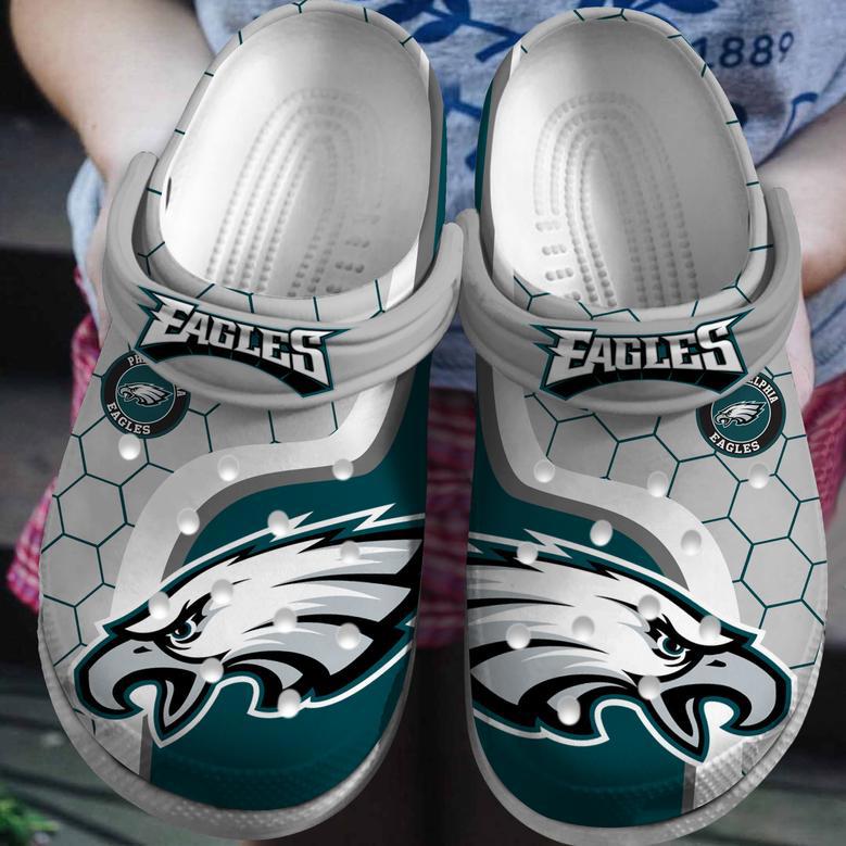 Philadelphia Eagles Nfl Sport Crocs Crocband Clogs Shoes