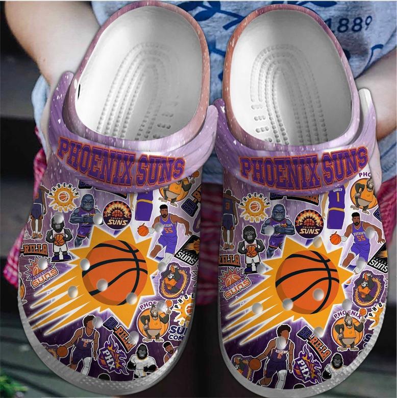 Phoenix Suns Nba Sport Crocs Crocband Clogs Shoes