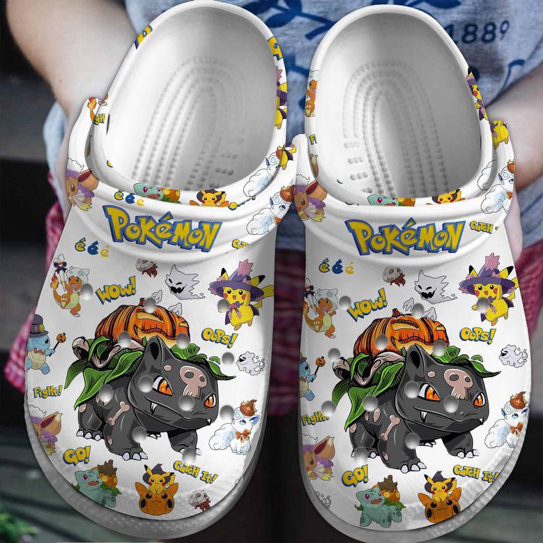 Pokemon Cartoon Crocs Crocband Clogs Shoes