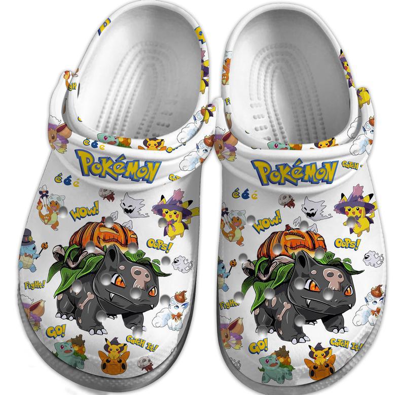 Pokemon Cartoon Crocs Crocband Clogs Shoes