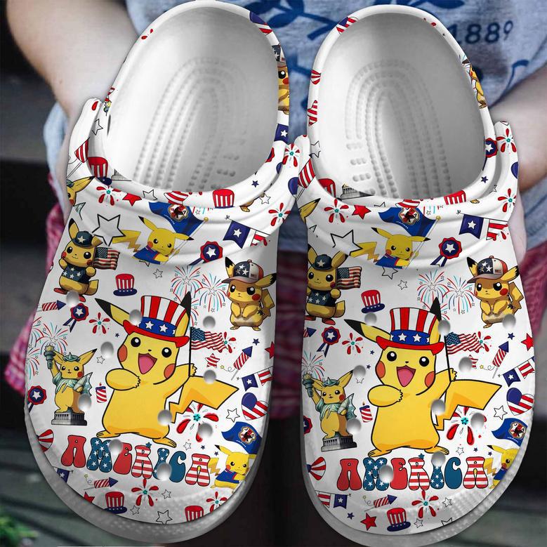 Pokemon Cartoon Crocs Crocband Clogs Shoes