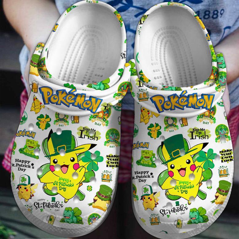 Pokemon Cartoon Crocs Crocband Clogs Shoes