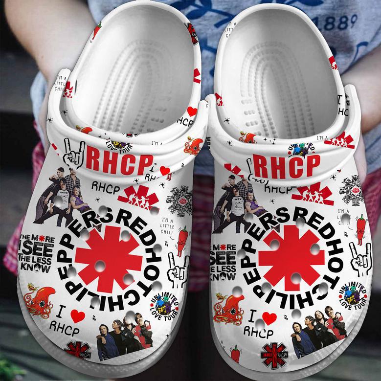 Red Hot Chili Peppers Music Crocs Crocband Clogs Shoes