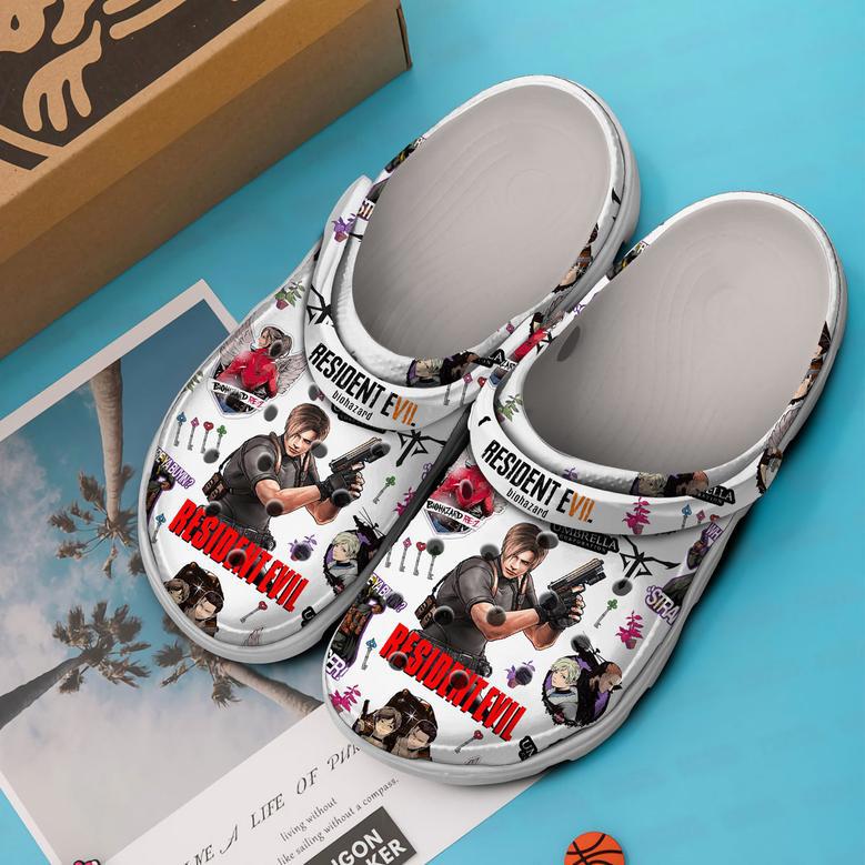 Resident Evil Movie Game Crocs Crocband Clogs Shoes