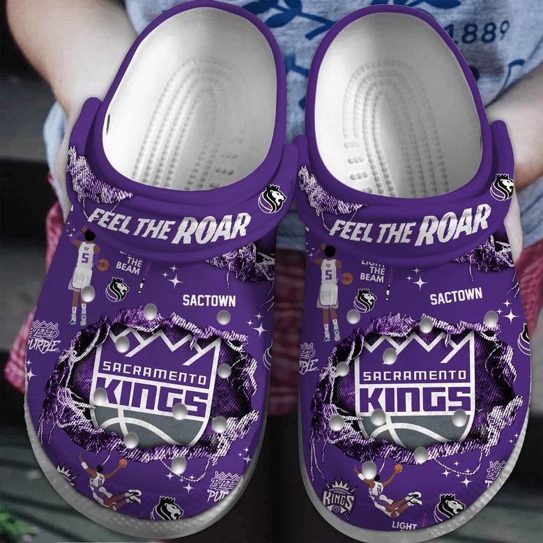 Sacramento Kings Nba Sport Crocs Crocband Clogs Shoes