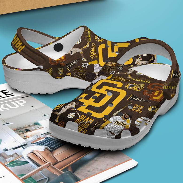 San Diego Padres Mlb Sport Crocs Crocband Clogs Shoes