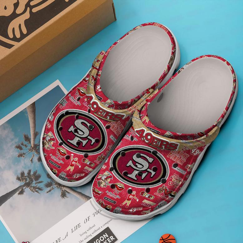 San Francisco 49Ers Nfl Sport Crocs Crocband Clogs Shoes