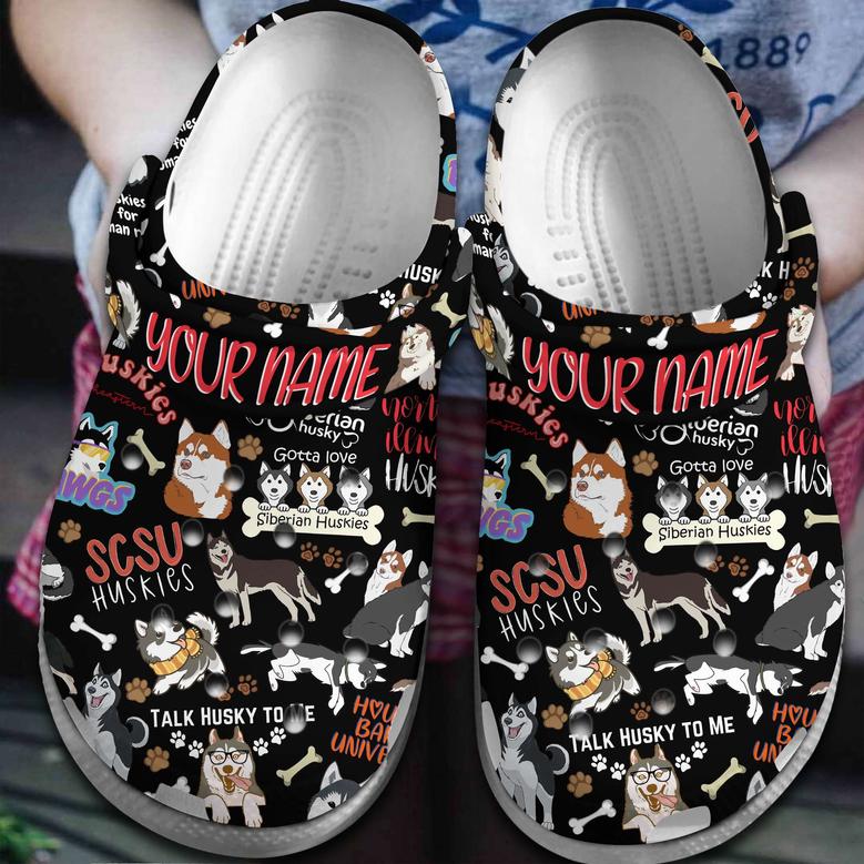 Siberian Huskies Dogs Crocs Crocband Clogs Shoes