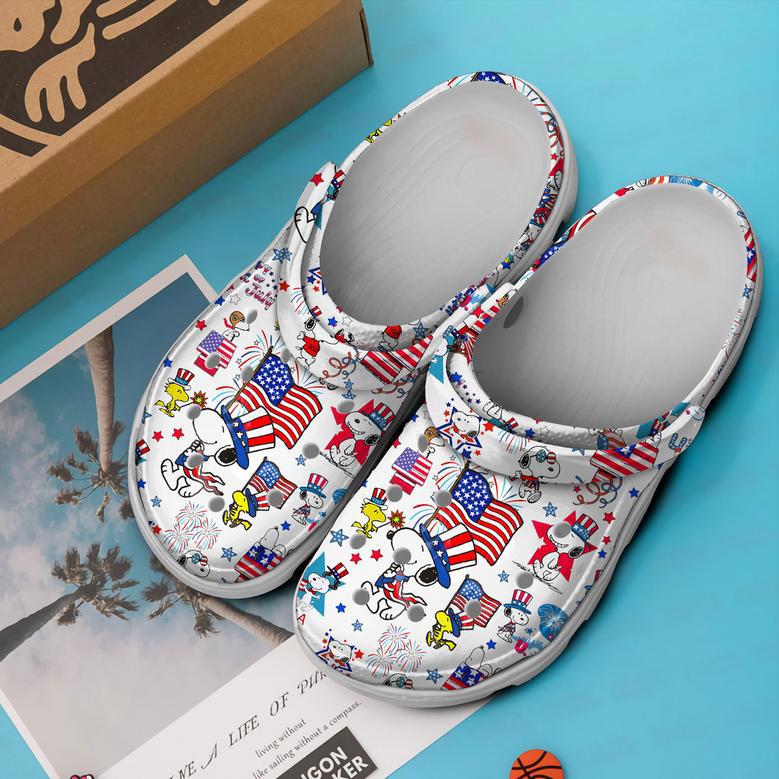 Snoopy Comic Cartoon Movie Crocs Crocband Clogs Shoes