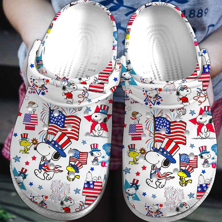 Snoopy Comic Cartoon Movie Crocs Crocband Clogs Shoes