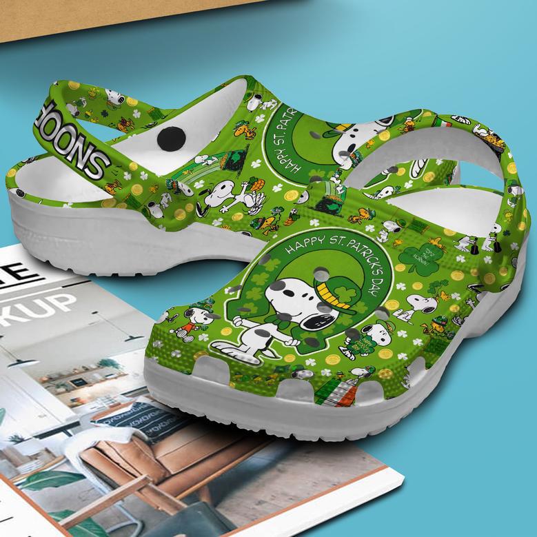 Snoopy Peanuts Cartoon Crocs Crocband Clogs Shoes