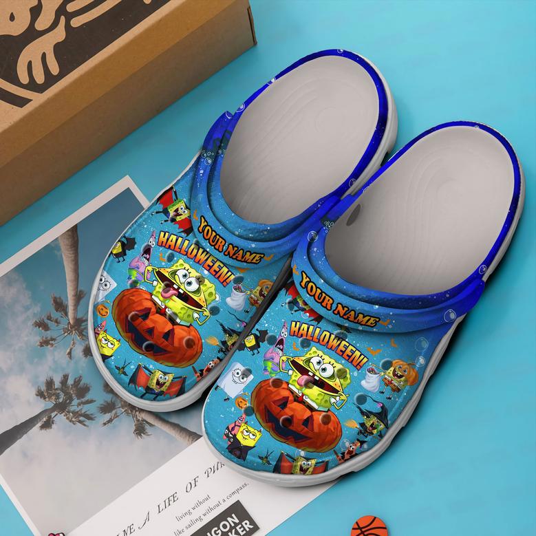 Spongebob Squarepants Cartoon Crocs Crocband Clogs Shoes