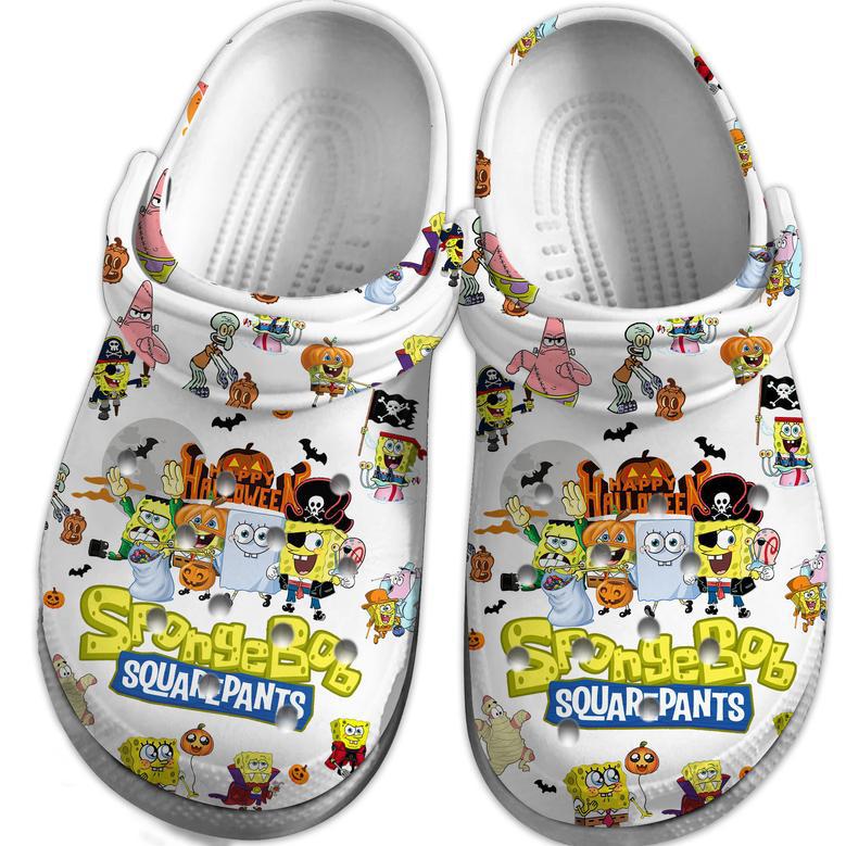 Spongebob Squarepants Cartoon Crocs Crocband Clogs Shoes