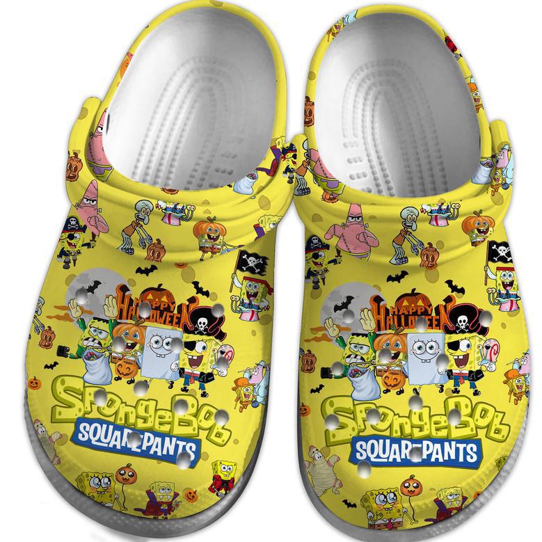 Spongebob Squarepants Cartoon Crocs Crocband Clogs Shoes