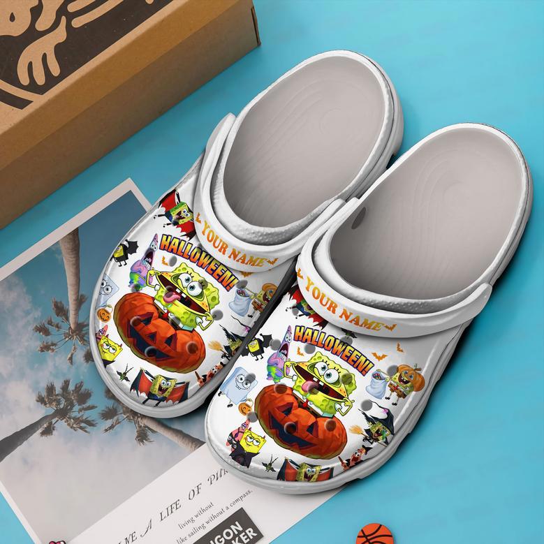 Spongebob Squarepants Cartoon Crocs Crocband Clogs Shoes