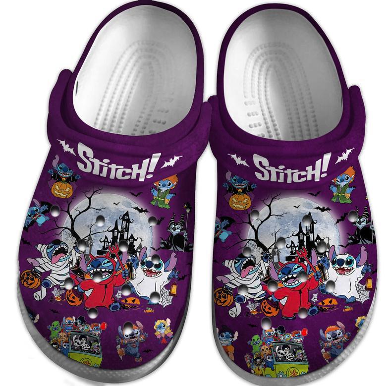 Stitch Cartoon Crocs Crocband Clogs Shoes