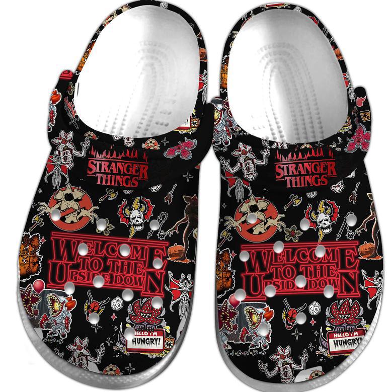 Stranger Things Tv Series Crocs Crocband Clogs Shoes