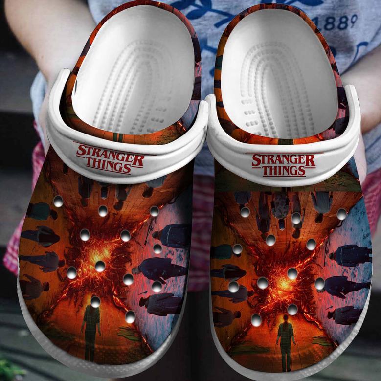 Stranger Things Tv Series Crocs Crocband Clogs Shoes