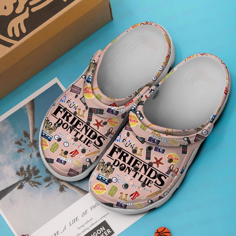 Stranger Things Tv Series Crocs Crocband Clogs Shoes