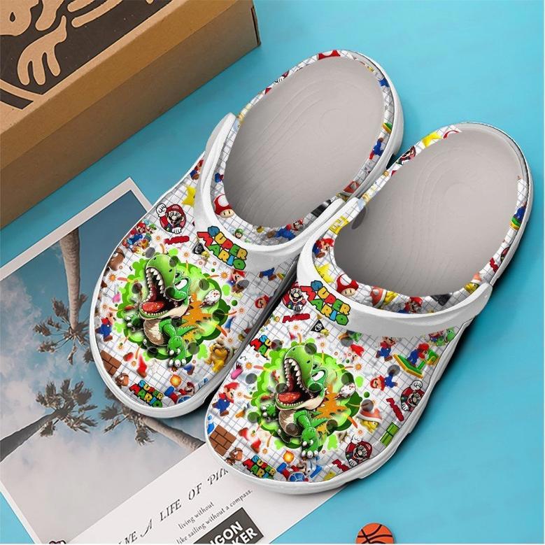 Super Mario Game Movie Crocs Crocband Clogs Shoes