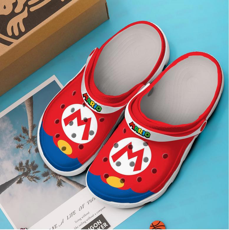 Super Mario Game Movie Crocs Crocband Clogs Shoes