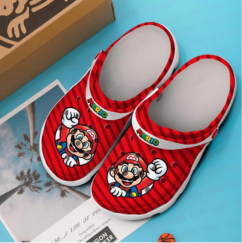 Super Mario Game Movie Crocs Crocband Clogs Shoes