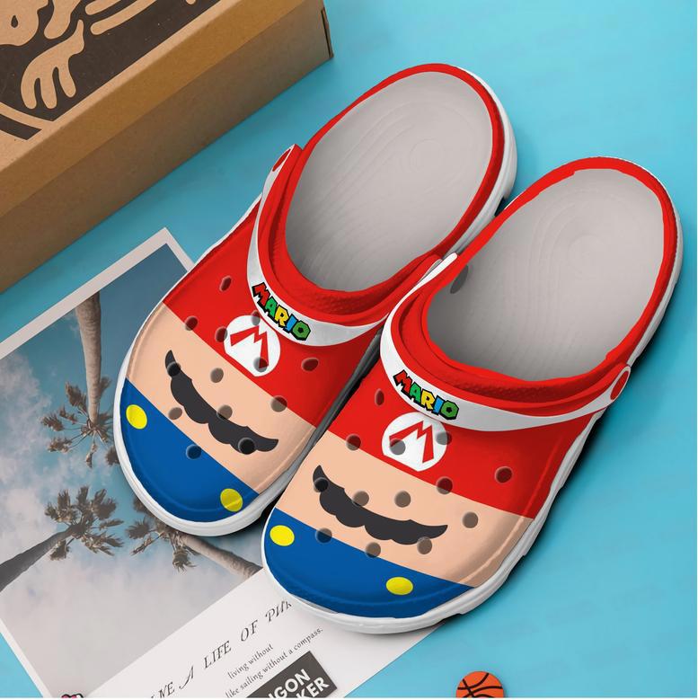 Super Mario Game Movie Crocs Crocband Clogs Shoes